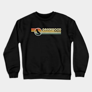 Greenwood California vintage 1980s style Crewneck Sweatshirt